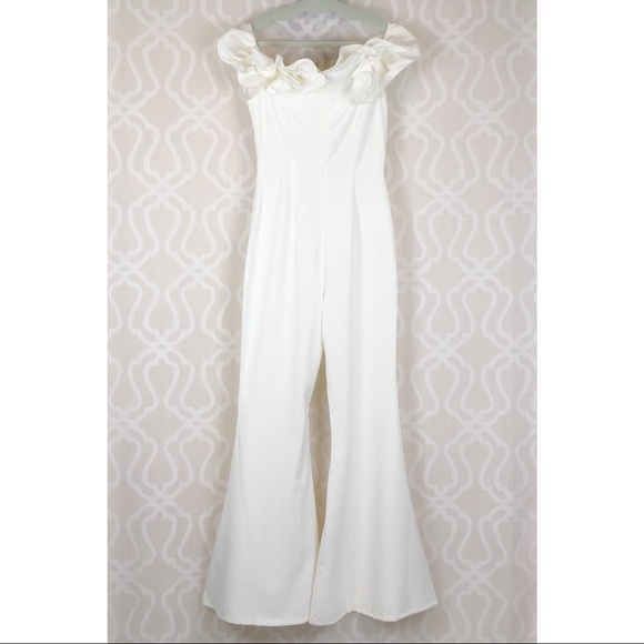 *LAST 2* 70’s Style Ruffle & Flare Jumpsuit - Picture 7 of 8